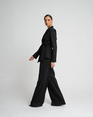 Pinstripe suit